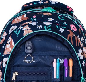 Astra Plecak szkolny Baby Deer sarenka AB330 3 komorowy 20l ASTRABAG 8