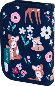 Piórnik Astra Piórnik pojedynczy dwuklapkowy bez wyposażenia Baby Deer sarenka ASTRABAG 3
