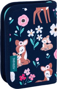Piórnik Astra Piórnik pojedynczy dwuklapkowy bez wyposażenia Baby Deer sarenka ASTRABAG 7