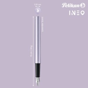 Pelikan Pióro wieczne metalowe INEO P6 Lavender metalowe etui prezentowe PELIKAN 5