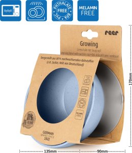 Reer Miseczka z przyssawką dla dzieci BLW bezpieczna EKO Growing REER 7