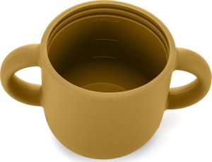 Reer Kubek silikonowy niewysypek ze słomką pokrywką na przekąski 2w1 180ml REER 12