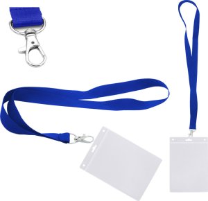 Stamal Identyfikator pionowy holder A6 przezroczysty targowy 115x150mm + smycz 1