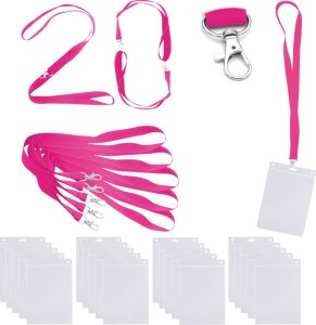 Stamal Identyfikator pionowy holder kieszonka A6 115x150mm + smycz 90cm x 20kpl 1