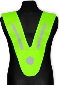 Kamdo Szelki odblaskowe ostrzegawcze dla dzieci i młodzieży zielone 2