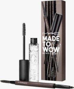 MAC MAC SET Made To Wow Brow Kit: Deep: Brow Set Gel +Eye Brows Styler Crayon Sourcils 1