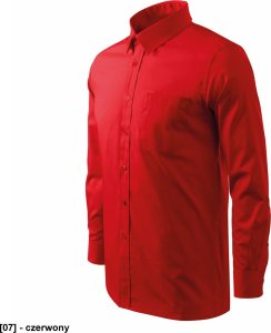MALFINI Style LS 209 - ADLER - Koszula męska, 125 g/m2, 100 % bawełna - czerwony S 2