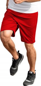 MALFINI Miles 612 - ADLER - Szorty męskie, 150 g/m2, 100 % micro poliester - czerwony 2XL 5