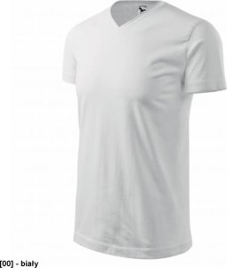MALFINI Heavy V-neck 111 - ADLER - Koszulka unisex, 200 g/m2 - biały S 3