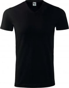 MALFINI Heavy V-neck 111 - ADLER - Koszulka unisex, 200 g/m2 - biały S 5