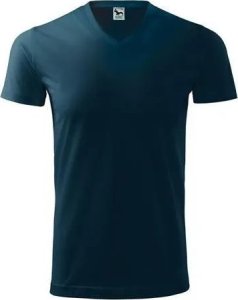 MALFINI Heavy V-neck 111 - ADLER - Koszulka unisex, 200 g/m2 - biały S 6
