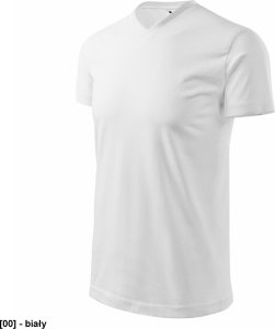 MALFINI Heavy V-neck 111 - ADLER - Koszulka unisex, 200 g/m2 - biały 4XL 2