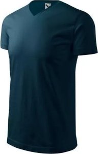 MALFINI Heavy V-neck 111 - ADLER - Koszulka unisex, 200 g/m2 - biały 4XL 5
