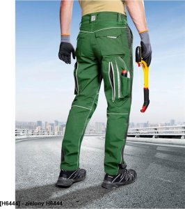 Ardon ARDON URBAN+ - spodnie do pasa 65 % poliester, 35 % bawełna, canvas, ok. 270 g/m2 Tabiflex - stretch, 11 kieszeni + na - zielony H6444 2XL 1