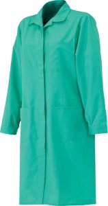 INDUSTRIAL STARTER IS-08105 - Fartuch roboczy damski poliestrowo-bawełniany morski L 3