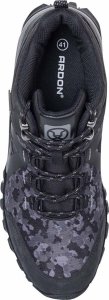 Buty trekkingowe męskie Ardon ARDON CREATRONHIGH CAMO - tekstylny wodoodporny outdoorowy trzewik trekkingowy wzmocniony nosek NYLON OXFORD/NUBUK 41 5