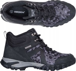 Buty trekkingowe męskie Ardon ARDON CREATRONHIGH CAMO - tekstylny wodoodporny outdoorowy trzewik trekkingowy wzmocniony nosek NYLON OXFORD/NUBUK 44 9