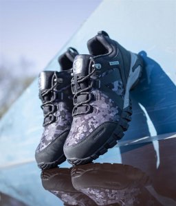 Buty trekkingowe męskie Ardon ARDON CREATRONCAMO -  tekstylny wodoodporny outdoorowy półbut trekkingowy wzmocniony nosek NYLON OXFORD/NUBUK 46 8