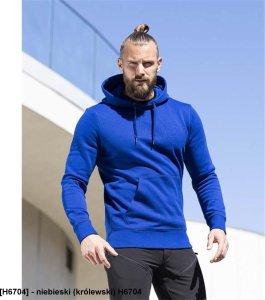 Ardon ARDON RIVARY - Męska bluza kangurek elastyczny śćiągacz pa i rękawy 65 % bawełna, 35 % poliester, 320 g/m2 - niebieski (królewski) H6704 4XL 2