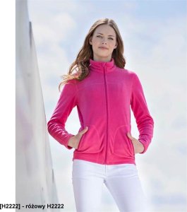Ardon ARDON JOFLEX - Damska bluza polarowa stójka 2 kieszenie ozdobne płaskie ozdobne 100% poliester fleece, 280 g/m2 - różowy H2222 S 2