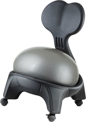 inSPORTline Krzesło rehabilitacyjne z piłką EGG-Chair z oparciem (13232) 1