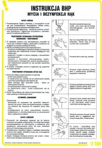PROCERA IAT15DNCN - INSTRUKCJA BHP MYCIA I DEZYNFEKCJI RĄK 1