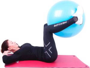 inSPORTline Piłka gimnastyczna Top Ball 65 cm Kolor Czerwony (3910-2) 3