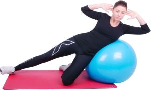 inSPORTline Piłka gimnastyczna Top Ball 85 cm Kolor fioletowy (3912-4) 5