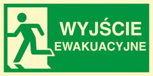 PROCERA AC100CEPS - ZNAK EWAKUACYJNY - KIERUNEK DO WYJŚCIA EWAKUACYJNEGO - W LEWO 1