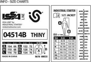 Kurtka męska INDUSTRIAL STARTER THINY 04514B - Kurtka softshell, lekka, bardzo wysoki standard wodoodporności i oddychalności - czarna 2XL 2