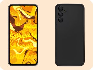 Hello Case Etui do Samsung Galaxy A54 5G (Czarne, Matowe, Obudowa Slim)   SZKŁO 4