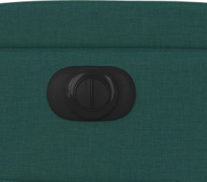 vidaXL Elektryczny fotel rozkładany, ciemnozielony, obity tkaniną 12