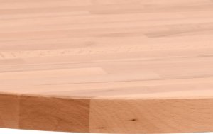 vidaXL Blat do stolika, 30x2,5 cm, okrągły, lite drewno bukowe 3