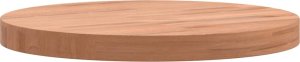 vidaXL Blat do stolika, 30x2,5 cm, okrągły, lite drewno bukowe 5