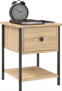 vidaXL Stoliki nocne, 2 szt., dąb sonoma, 34x35,5x45 cm 4