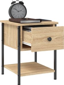 vidaXL Stoliki nocne, 2 szt., dąb sonoma, 34x35,5x45 cm 5