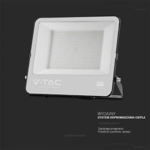 Naświetlacz V-TAC Projektor LED V-TAC 200W 100Lm/W Przewód 1mb SAMSUNG CHIP Czarny VT-44204 4000K 17540lm 5 Lat Gwarancji 6