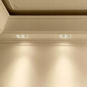 V-TAC Oprawa Gipsowa V-TAC 2xGU10 Sufitowa Biała 190x100 VT-11012 3 Lata Gwarancji 3