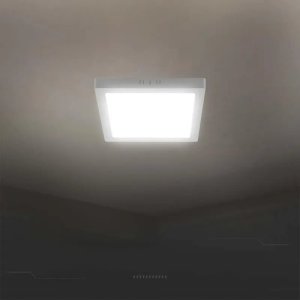 Lampa sufitowa V-TAC Panel LED V-TAC Natynkowy Premium Downlight 6W Kwadrat 120x120 VT-60006 4000K 660lm 5