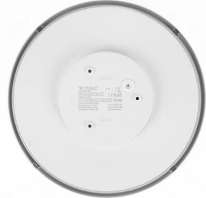 Lampa sufitowa V-TAC Plafon V-TAC 24W LED Okrągły 35cm Natynkowy Pilot Czujnik Ruchu IP44 Biały VT-8624S 3000K 2500lm 17