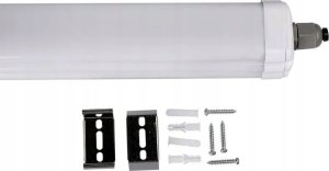 Lampa sufitowa V-TAC Oprawa Hermetyczna LED SAMSUNG CHIP G-SERIES 60cm 18W 120Lm/W VT-6076 4000K 2160lm 3 Lata Gwarancji 3