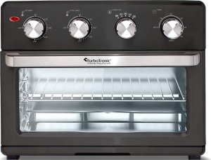 Mini piekarnik TurboTronic Piekarnik elektryczny rożno grill cyrkulacja powietrza 32L 1700w Czarny 2