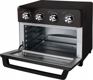 Mini piekarnik TurboTronic Piekarnik elektryczny rożno grill cyrkulacja powietrza 32L 1700w Czarny 3