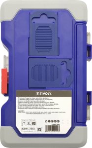 Wiertło Tivoly Tivoly Metalo grąžtų rinkinys 100vnt./kpl. HSS Ø1-13 mm, 118°"Split point", šlifuoti. 3