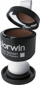Colorwin Colorwin Puder kryjący odrost i zwiększający objętość włosów Jasny Brąz 3.2g 2