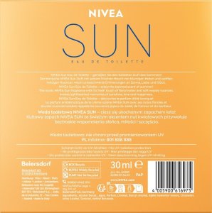 Nivea Sun EDT 30ml 3