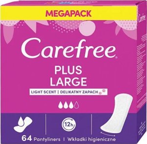 Carefree Plus Large wkładki higieniczne Light Scent 64szt. 11