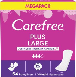 Carefree Plus Large wkładki higieniczne Light Scent 64szt. 14