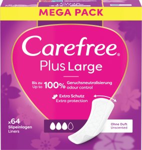 Carefree Plus Large wkładki higieniczne Light Scent 64szt. 16