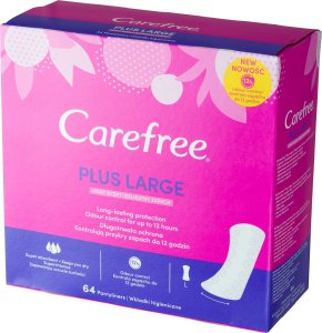 Carefree Plus Large wkładki higieniczne Light Scent 64szt. 3